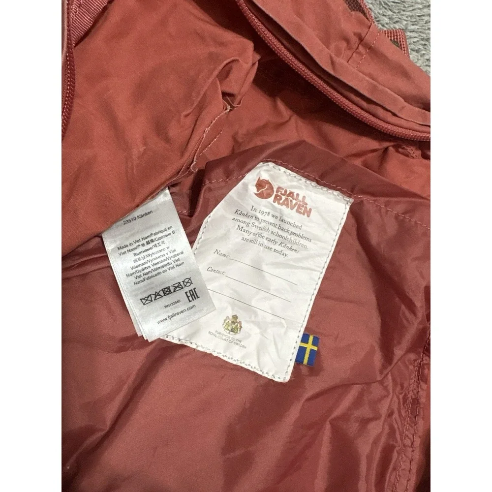 Fjallraven Kanken Backpack Daypack Pink